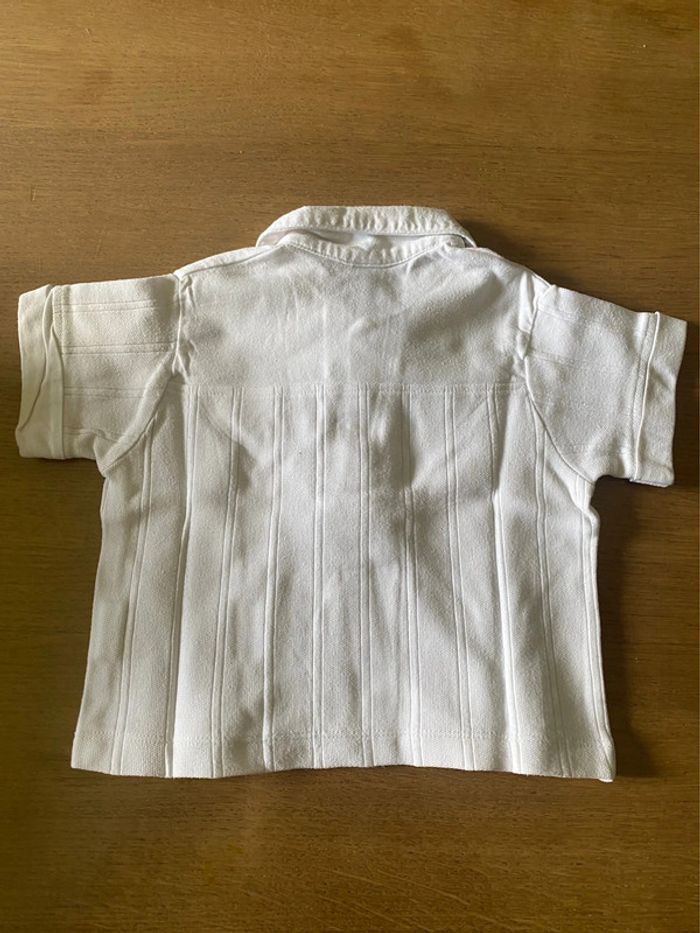 Polo blanc manche courte - photo numéro 2