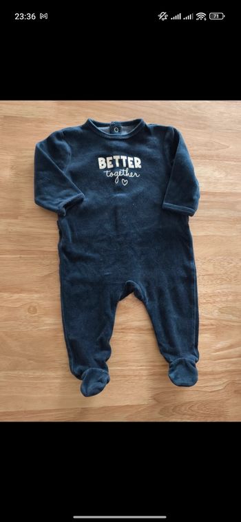 Pyjama chaud Kiabi 6 mois 