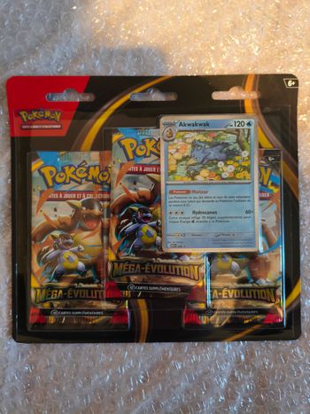 Tripack pokemon triple illustration mega évolution