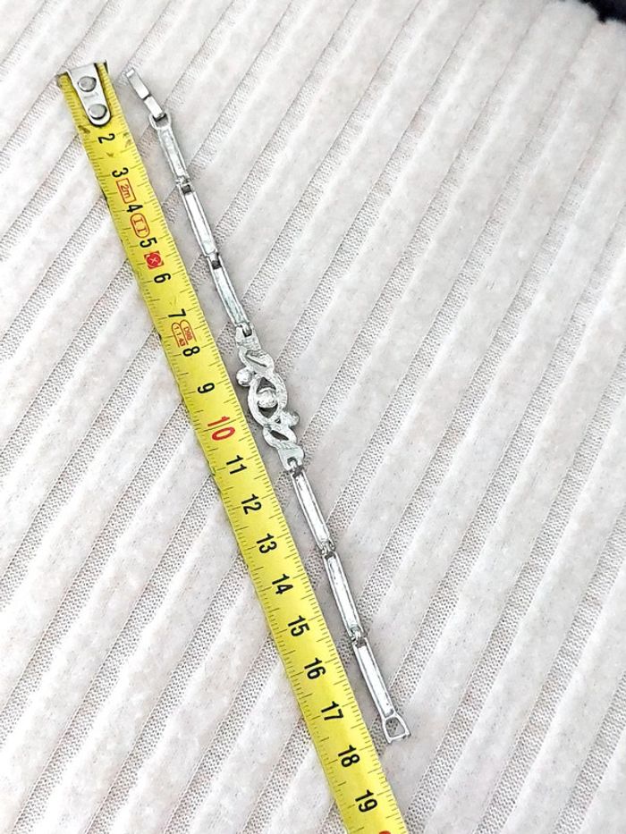 Magnifique bracelet couleur argenté vintage - photo numéro 5