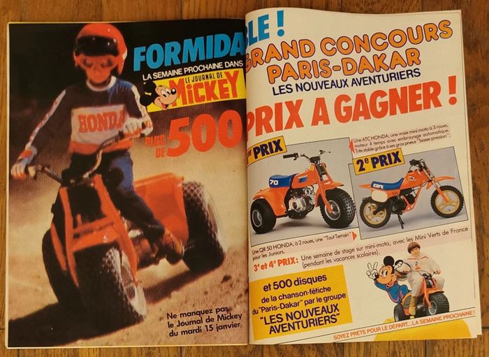 Ancien journal de mickey avec calendrier 16 pages 1985 vintage - photo numéro 16