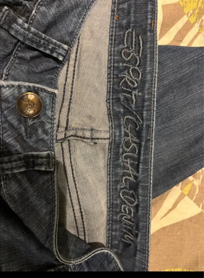 Jean Esprit Smart Straight T38 👖 Bleu Foncé - photo numéro 8