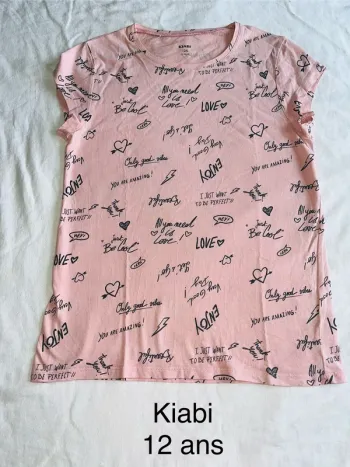 T-shirt Kiabi 12 ans