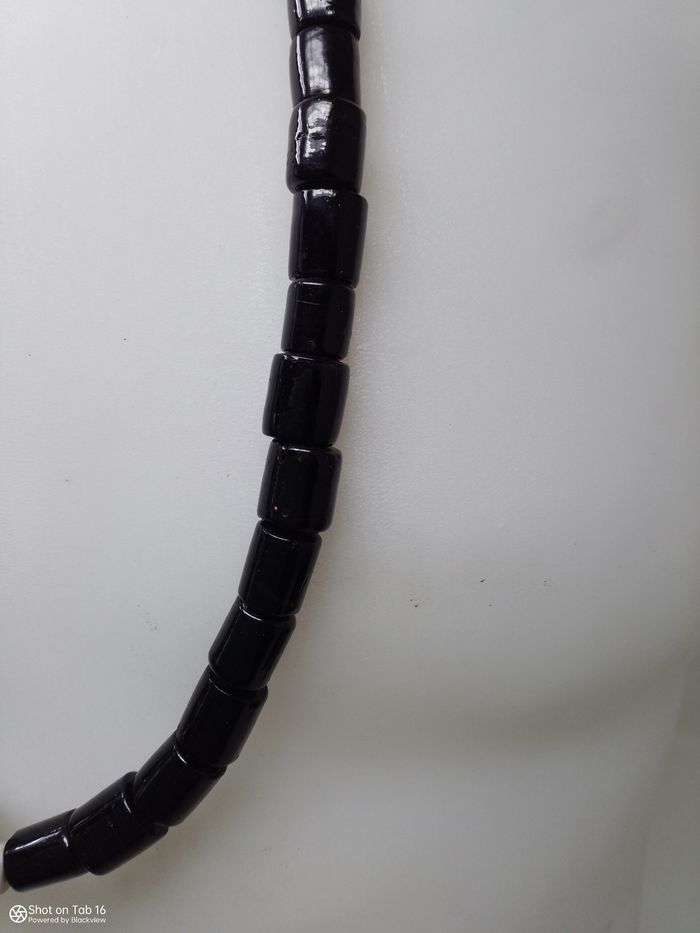 Superbe collier sur toi en perle de nyx et de verre - photo numéro 4
