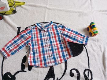 Chemise manches longues obaibi 12 mois