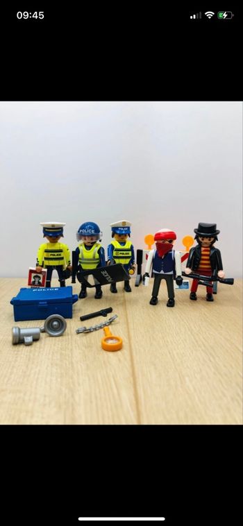 Voleurs et police playmobil