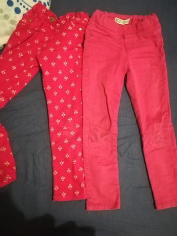 2 pantalons rose 5 ans