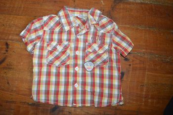Chemise manches courtes 6 mois