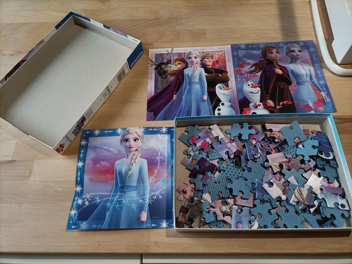 3 Puzzles Reine des neiges 5+, 49 pièces - photo numéro 1