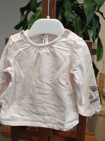 Tee shirt manches longues 3 Mois