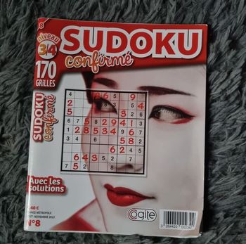 Livre de jeu Sudoku (Confirmé) niveau 3-4 (170 grilles)