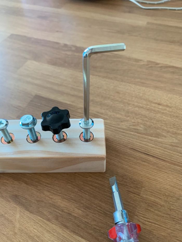 Jeu de vissage Montessori - photo numéro 6