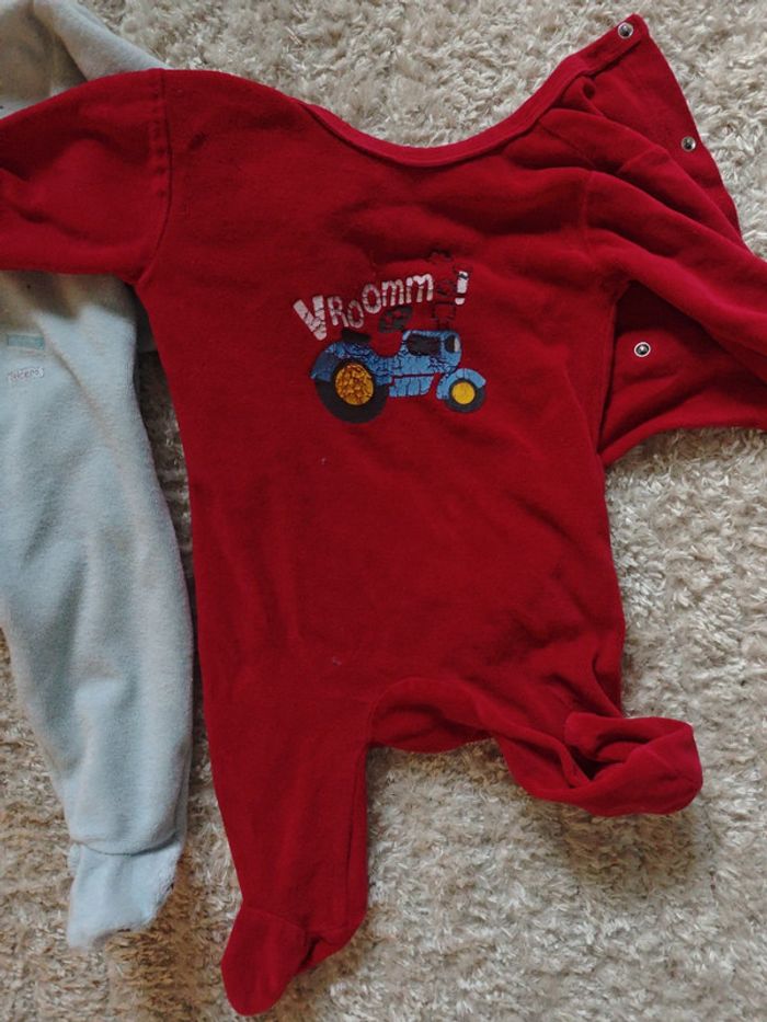 Lot 3 pyjamas 6 mois - photo numéro 3