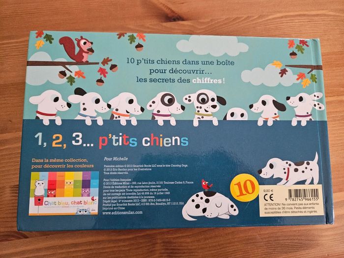 Livre 1,2,3 p'tits chiens Éditions Milan - photo numéro 14