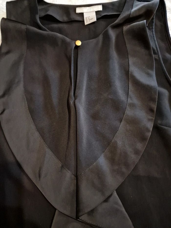 Debardeur noir femme - taille 38 - H&M - photo numéro 3