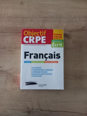 Livre " Objectif CRPE Français "