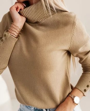 Magnifique pull a col roulé