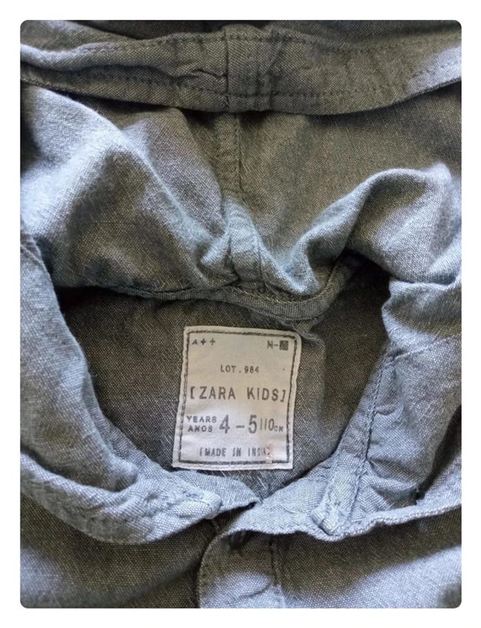 Chemise Zara 4/5 ans - photo numéro 4