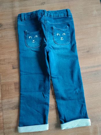 Jean bleu fille stretch 23mois neuf