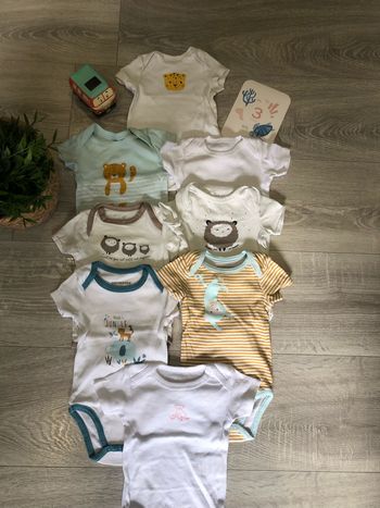 Lot bodies manches courtes