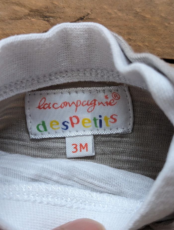 Lot de 4 tee-shirts manches longues - 3 mois - photo numéro 13