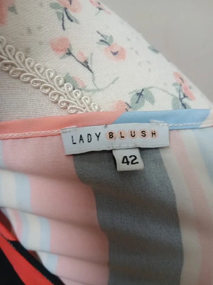 Robe rayé multicolore Lady Blush taille 42 - photo numéro 2
