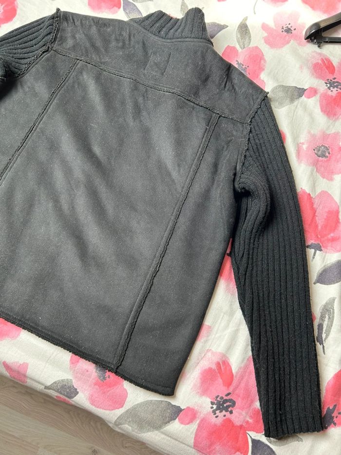 Veste bi matière - photo numéro 5
