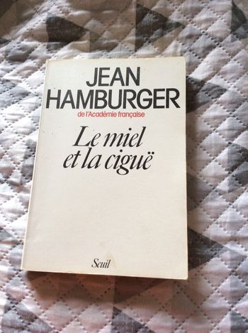 #le miel et la ciguë Jean Hamburger