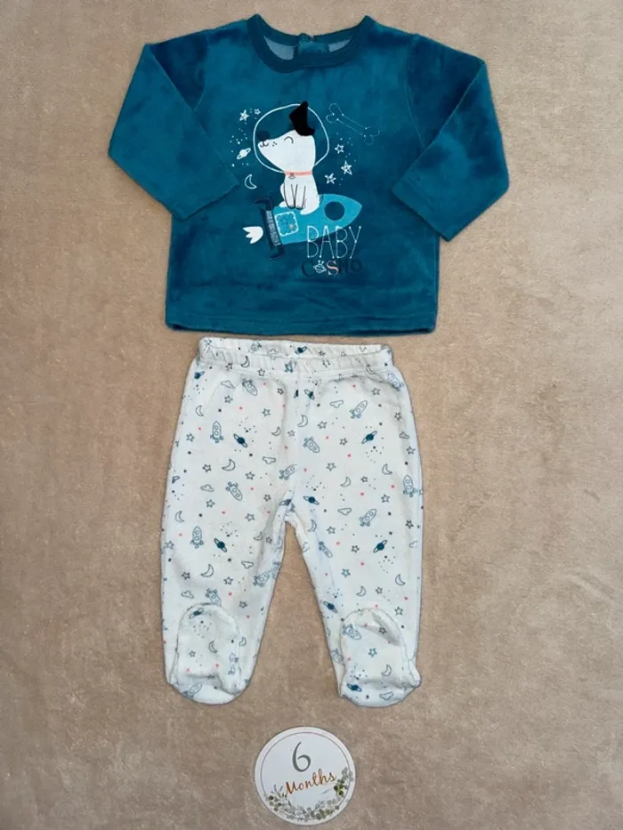 Pyjama 2 pièces • pat & Ripaton • taille 6 mois