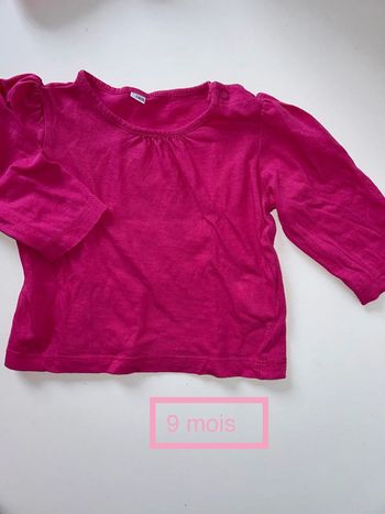 Tee shirt 9 mois