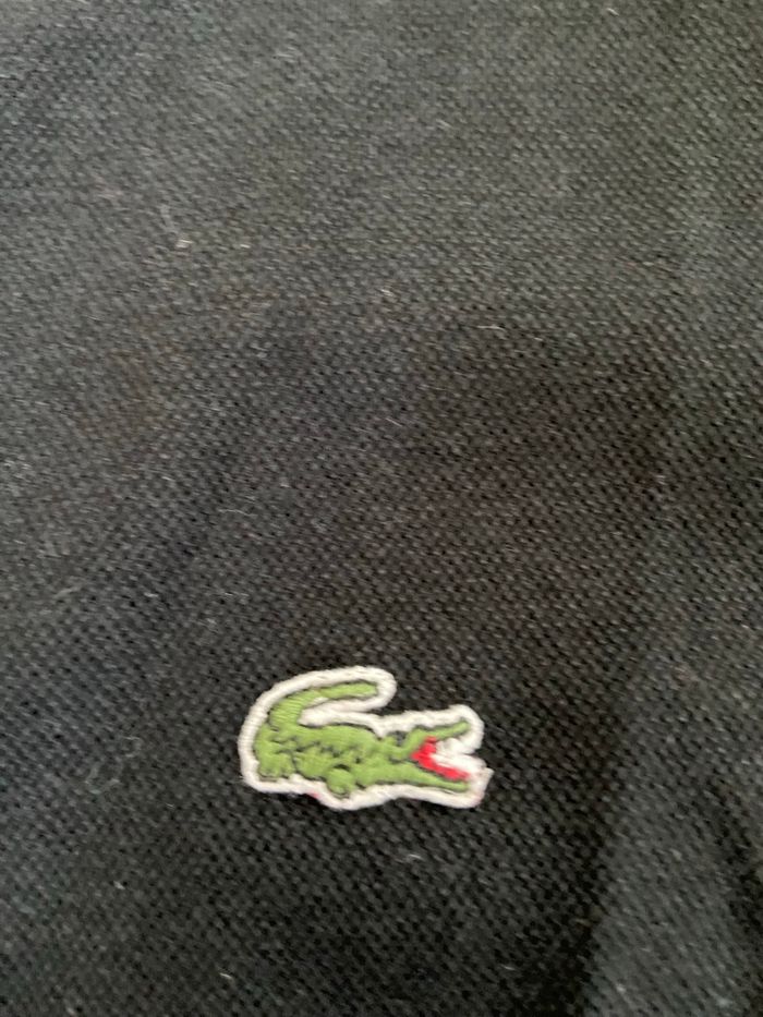 Gilet Lacoste noir 40 - photo numéro 4