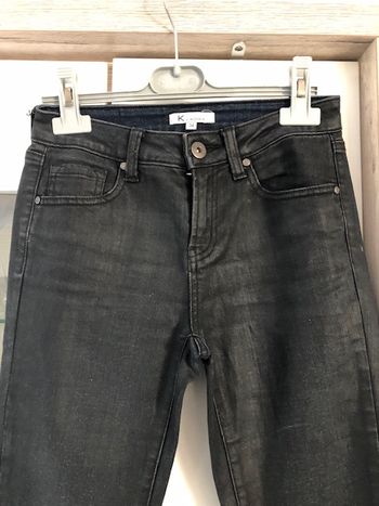 Pantalon noir brillant kookai Xs