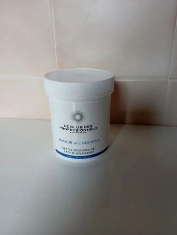 Masque gel douceur le club des professionnels