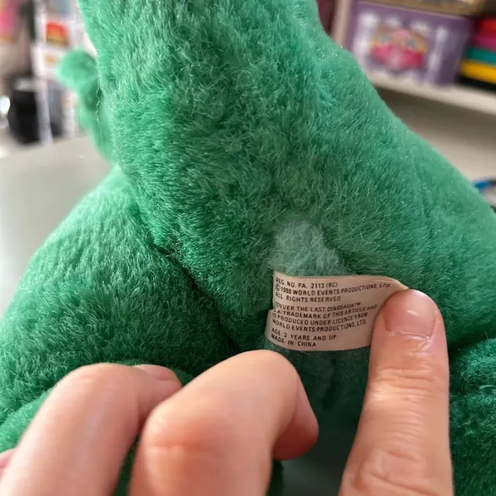 Peluche denver le dernier dinosaure - photo numéro 11