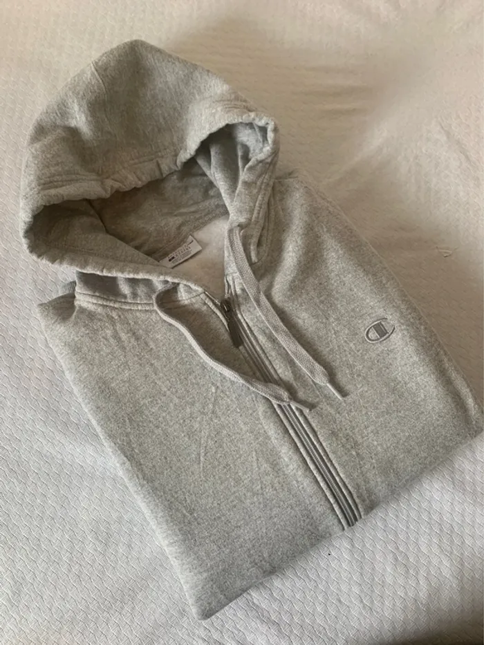 Sweat à capuche Champion zippé - photo numéro 2