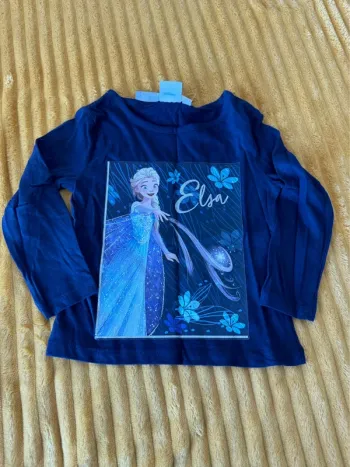 Tee shirt manche longue  la reine des neiges disney