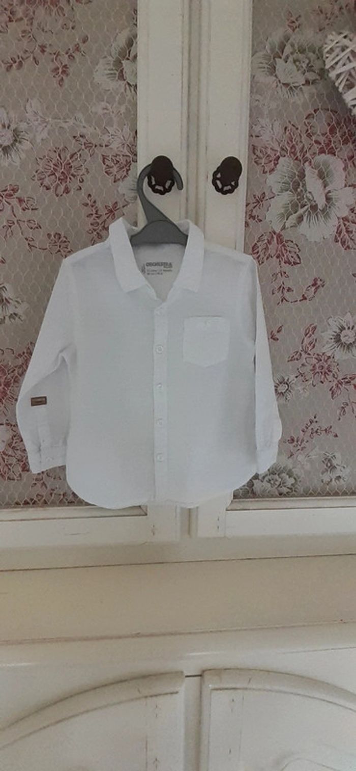 Chemise blanc Orchestra 2 ans 86 cm