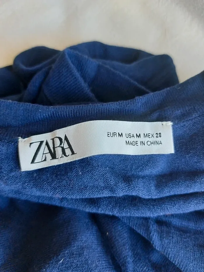 Top Zara – M – Bleu – État : Excellent - photo numéro 3