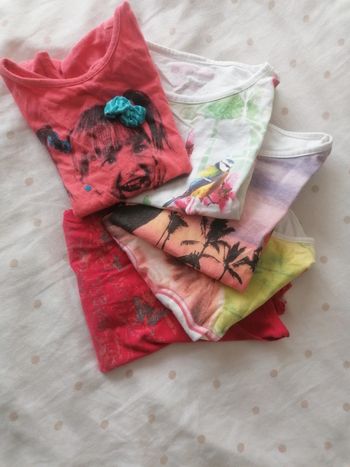 Lot 5 tee shirts manches courtes