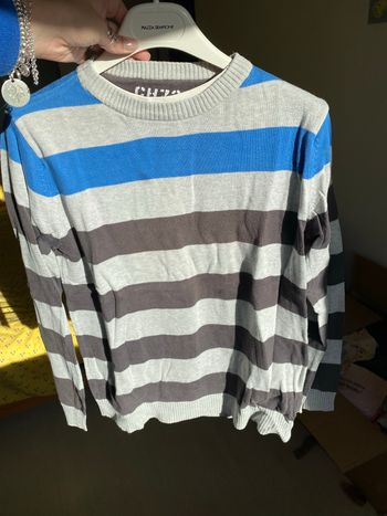 Pull rayé 12 ans