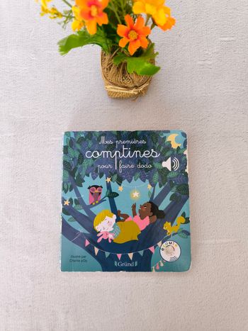 Livre sonore Mes premières comptines pour faire dodo