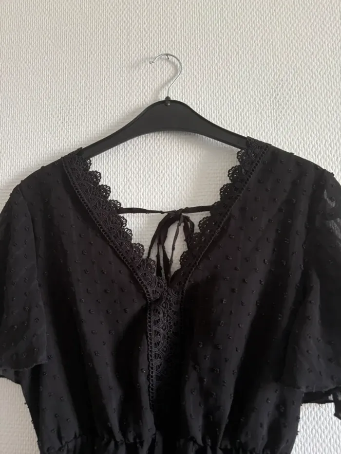 Robe noire à pois noire - photo numéro 4