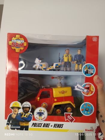 Coffret sam le pompier et véhicule