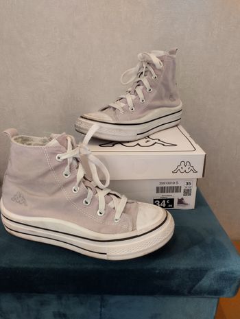 Baskets kappa violettes