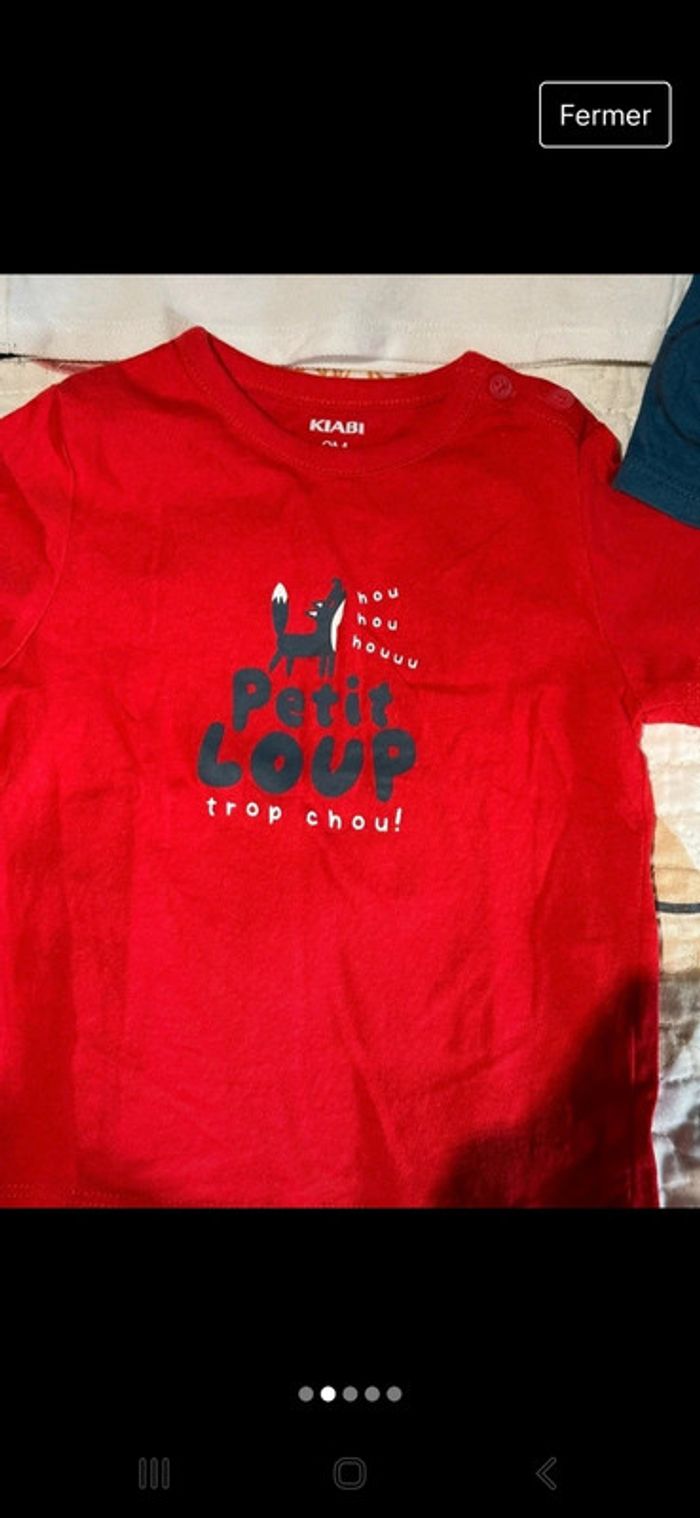 Lot de teeshirt bébé - photo numéro 2