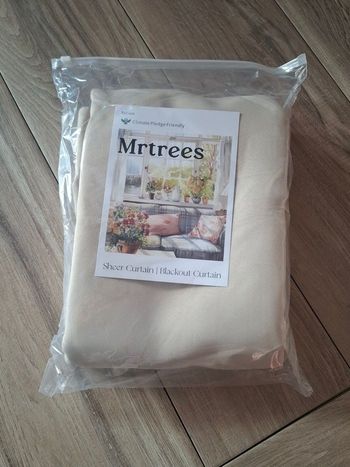 Lot de 2 rideaux occultants d'intérieur à isolation thermique avec œillet moderne beige