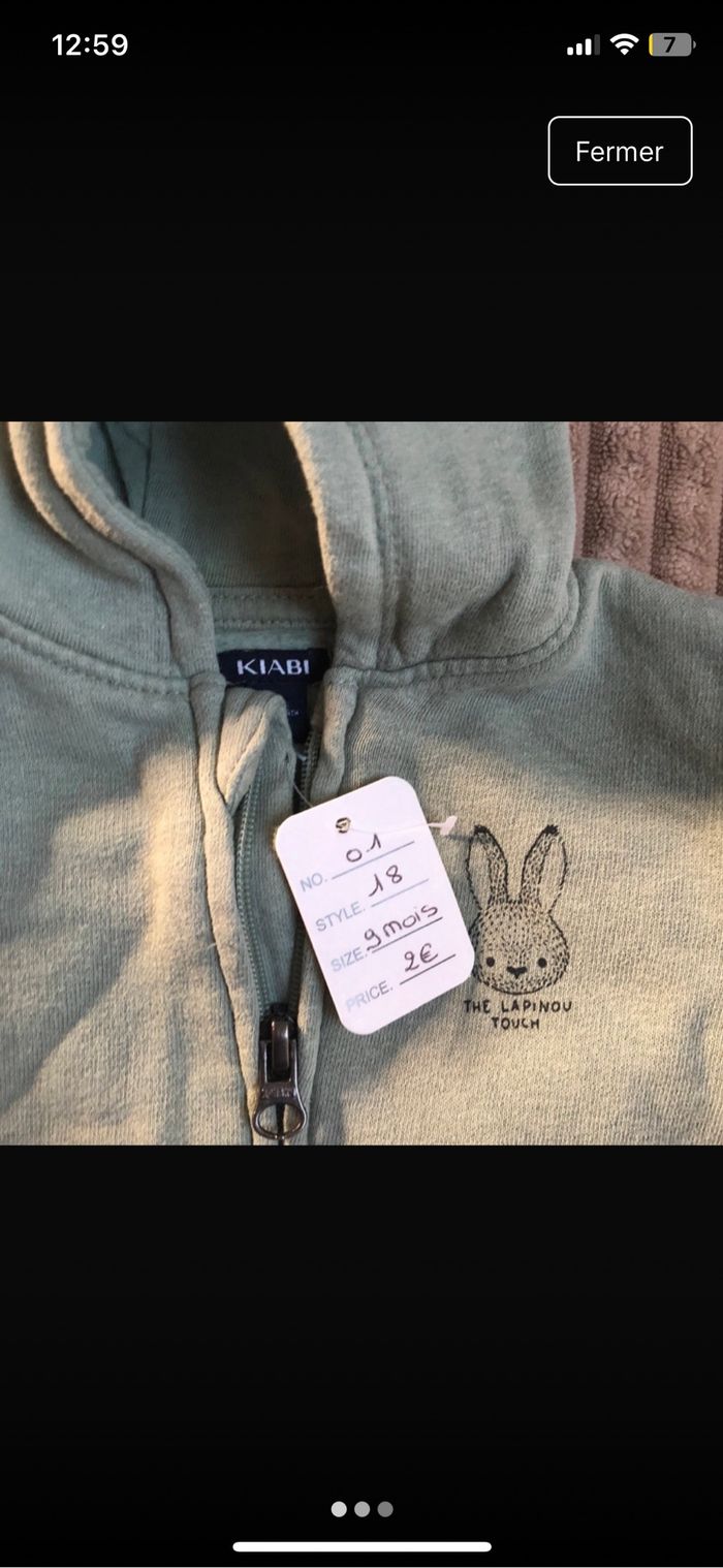 Veste zippée capuche - photo numéro 2
