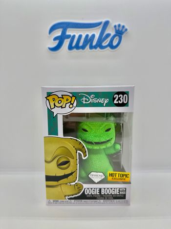 Funko Pop Disney Oogie Boogie With Bugs 230 Diamond Hot Topic 🇺🇸
