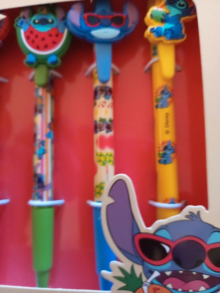 Set de stylos stitch - photo numéro 3