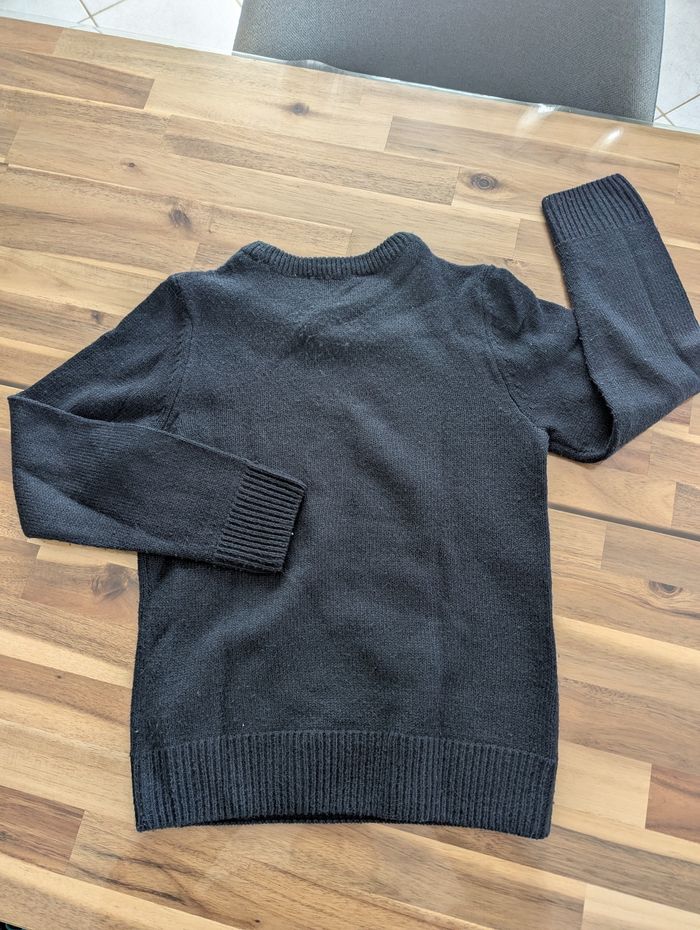 Pull H&m gris foncé acrylique taille 6-8 ans - photo numéro 4